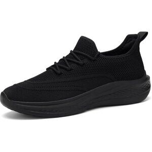 ⚡Men All Black Fashion Mesh Non Slip Lightweight Workout Breathable Gym Sneakers
